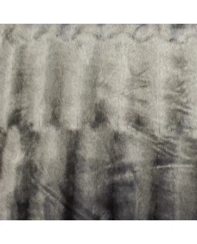 Imitatie Bont Silver Mink Plaid - intens zachte look & feel