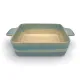 Blue Reactive Glaze Square Oven Dish - Coastal Stoneware Bakeware