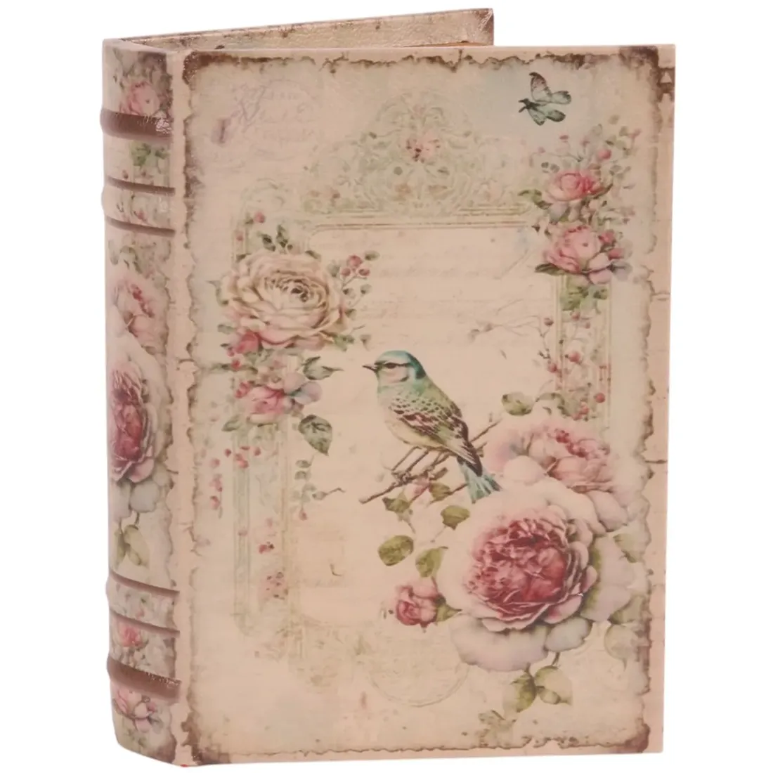 Vintage Opbergboek Vogeltje