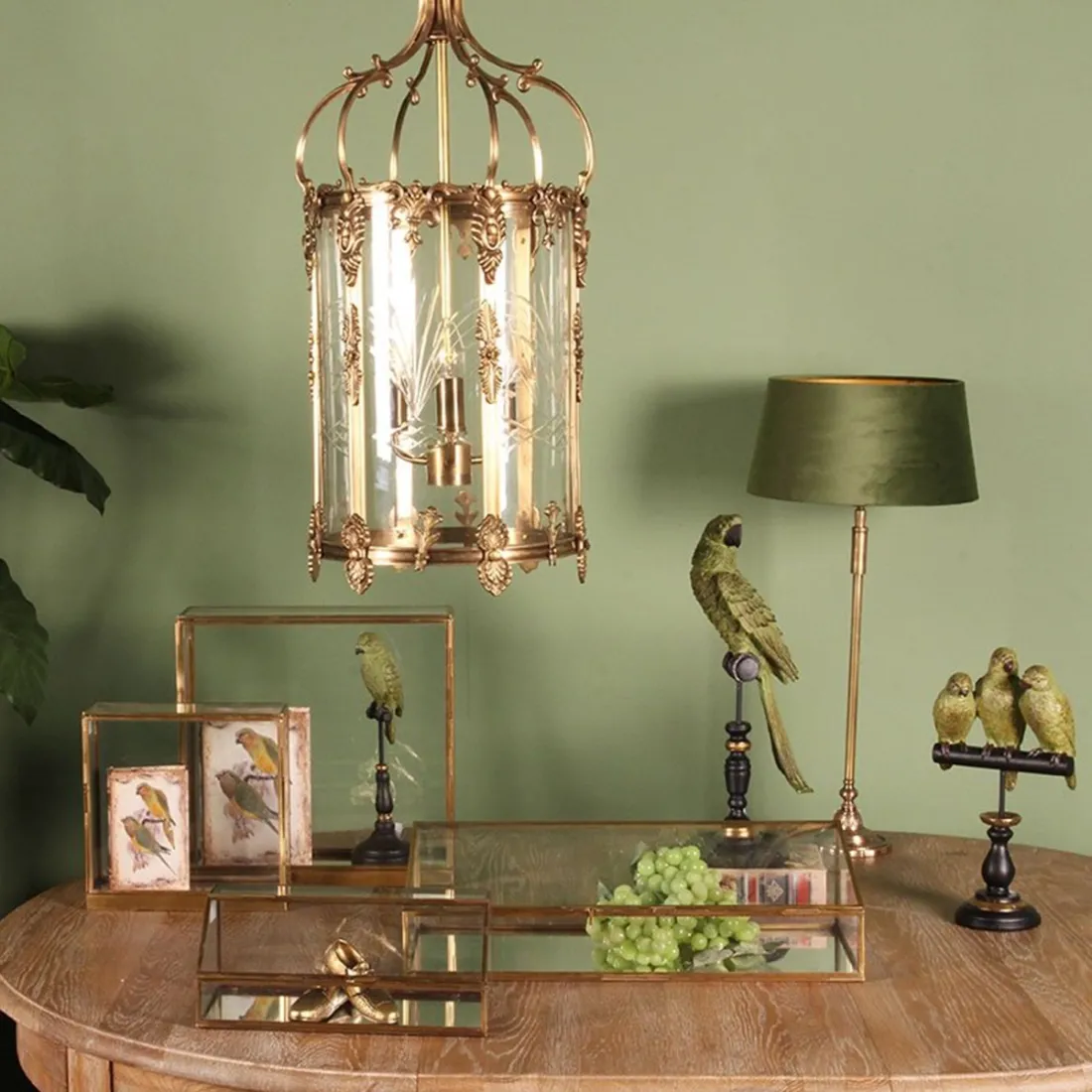 Vintage Opbergboek Papegaaien