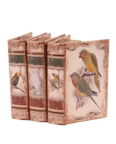 Vintage Opbergboek Papegaaien