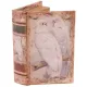 Vintage Book Box White Parrots
