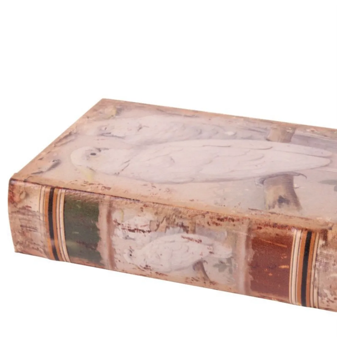 Vintage Opbergboek Witte Papegaaien