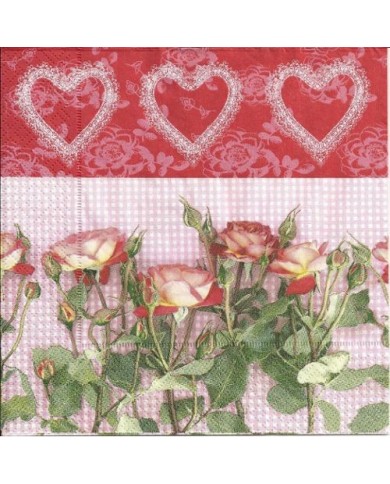 Paper Napkins Rosas y Amor