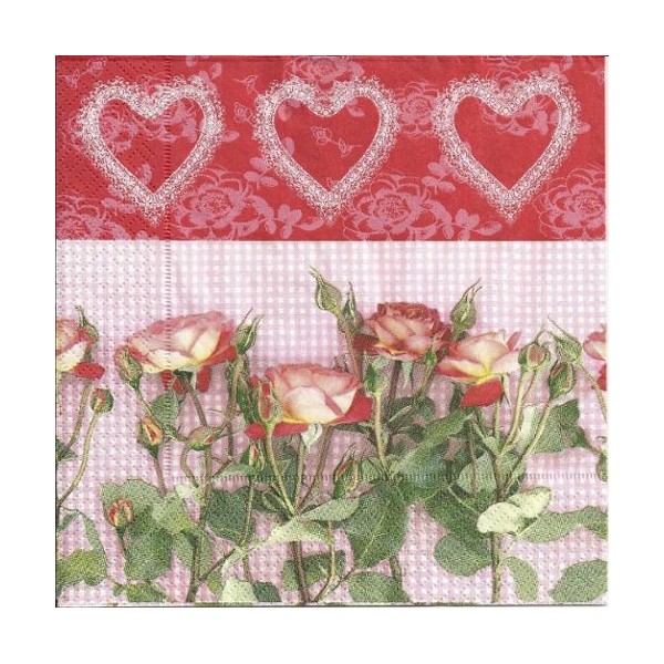 Paper Napkins Rosas y Amor