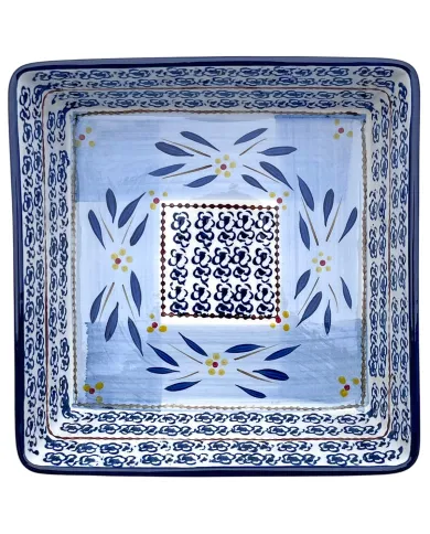 Square Oven Dish in Old World Blue - for delicious oven-to-table meals