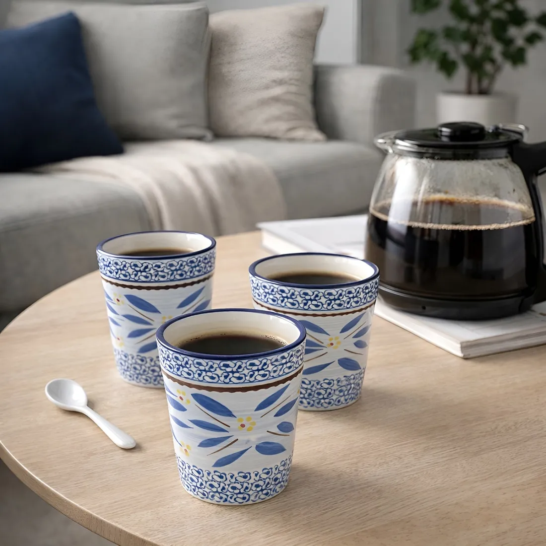 Coffee Mug Old World Blue - mix & match!