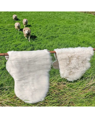 White Faux Sheepskin Rug - animal friendly luxury