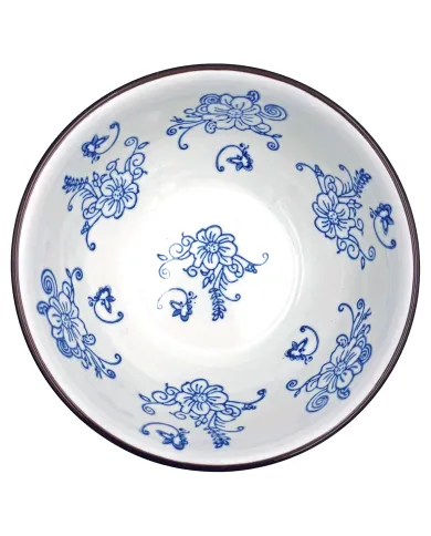 Poké Bowl Kom Floral Lace Blue - smaakvolle veelzijdige kom!
