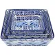 Square Oven Dish in Old World Blue - for delicious oven-to-table meals