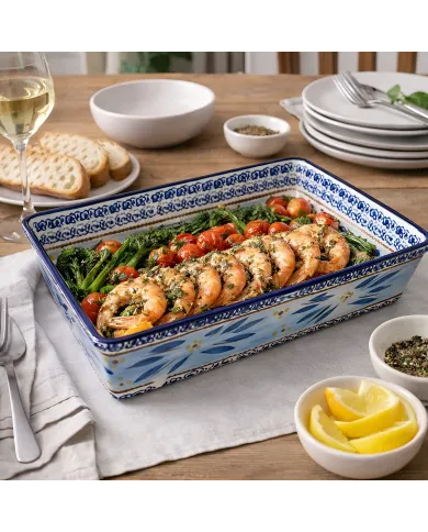 Ovenschaal Keramiek in Old World Blue - voor alle doeleinden