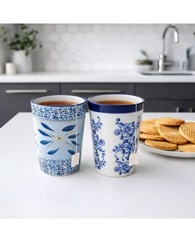 Tea Mug Old World Blue - must-have for the kitchen