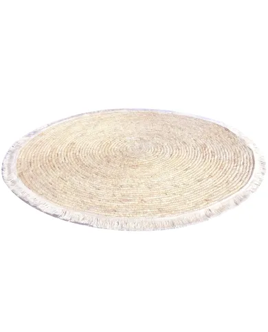 Vloerkleed Zeegras met Franjes 80cm