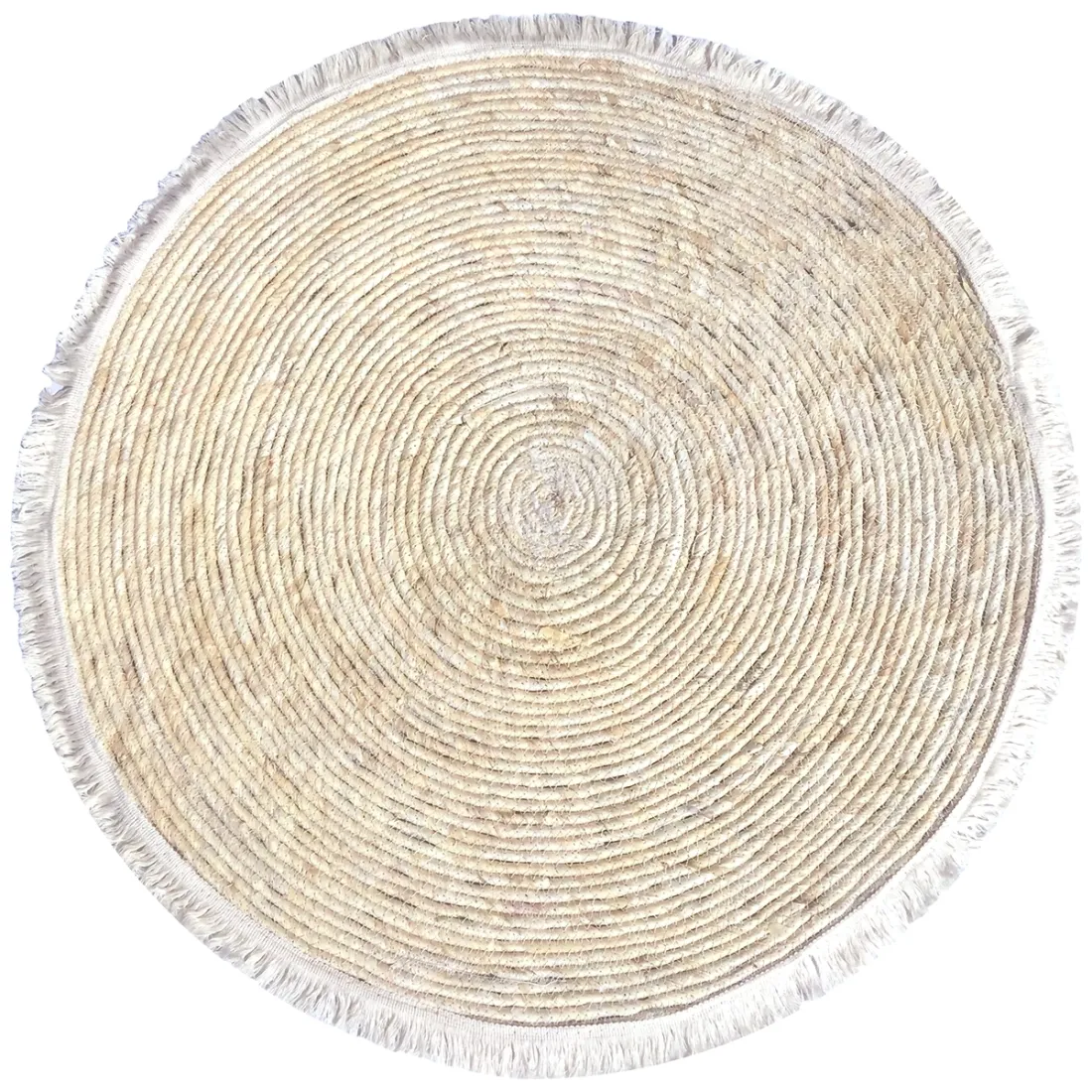 Vloerkleed Zeegras met Franjes 80cm