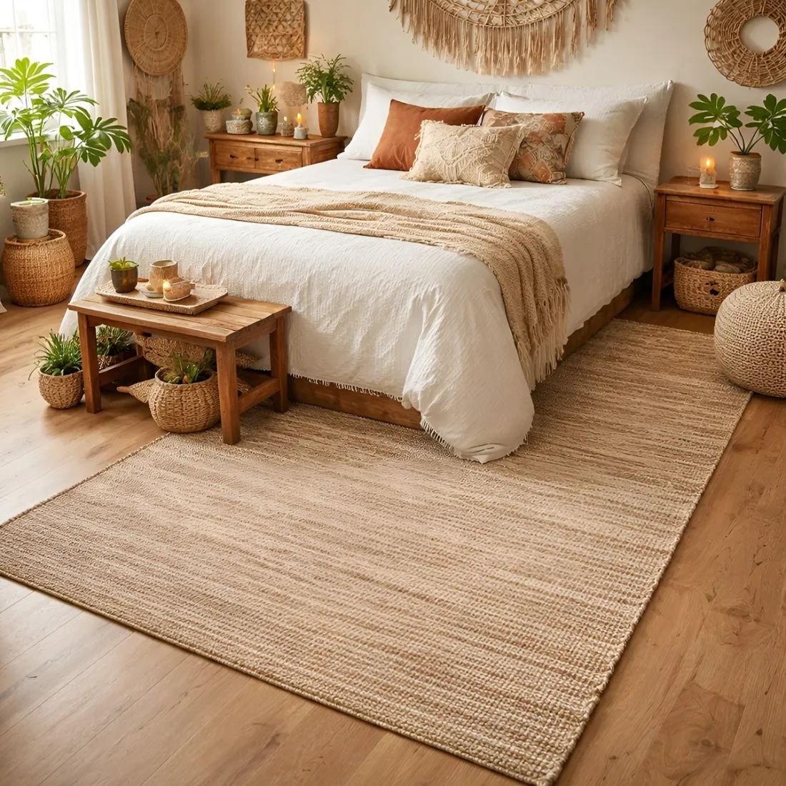 Jute Rug Anantapur - hand woven by skilled artisans