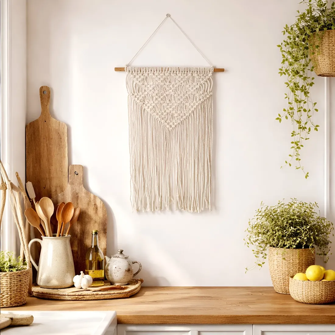 Macramé Boho Wall Hanging Ibiza - add a boho touch to any room