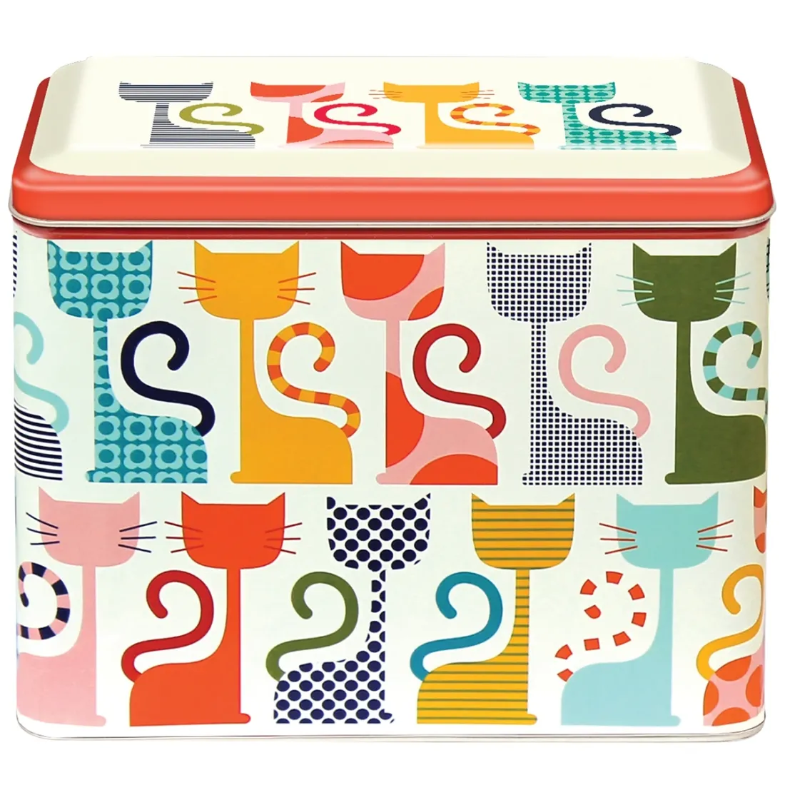 Cat Print Storage Tin