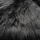 Black Faux Sheepskin Rug - animal friendly luxury
