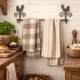 Rustic Rooster Towel Rack