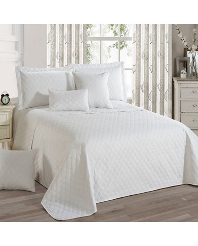 Reversible Bedspread White