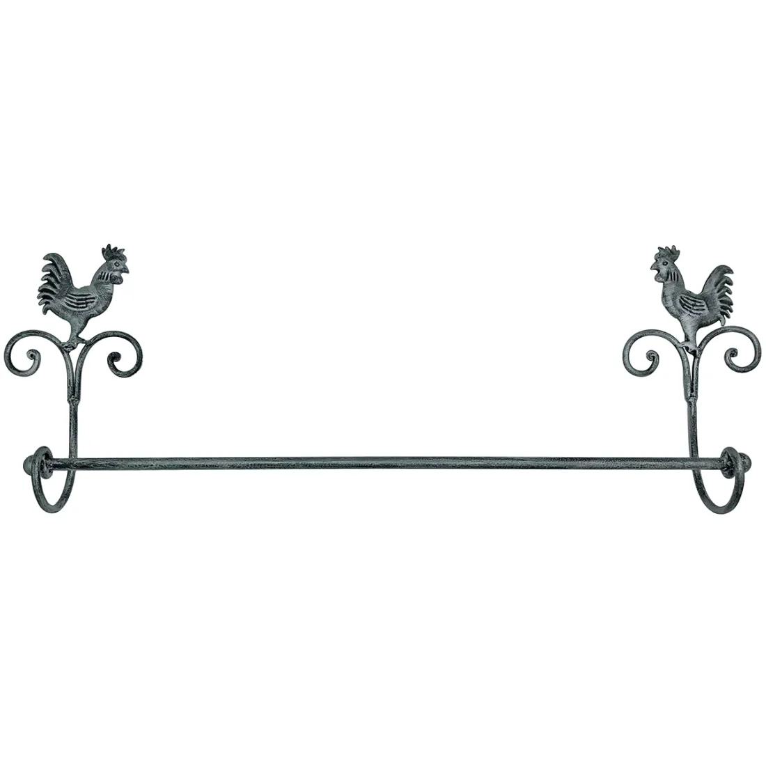 Rustic Rooster Towel Rack