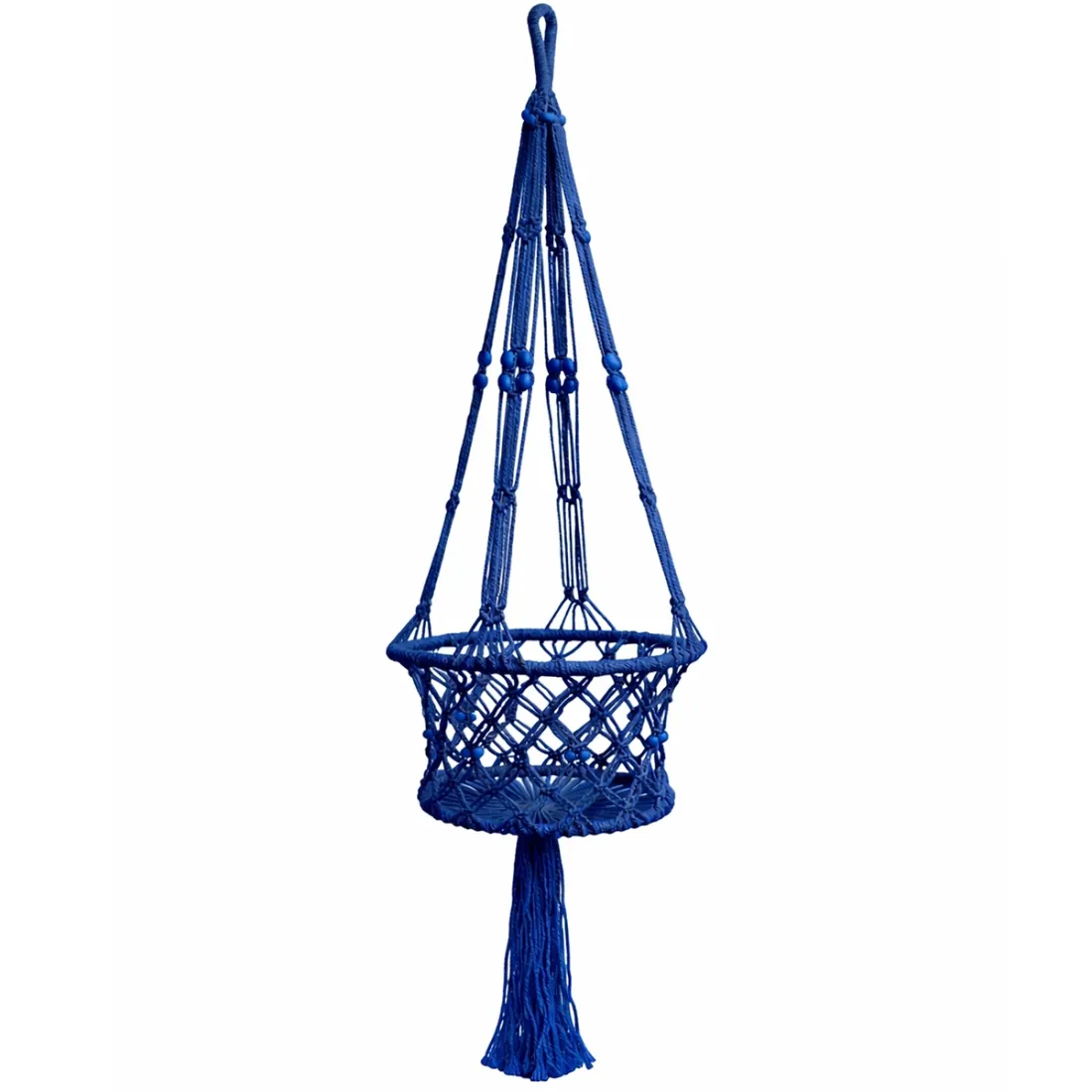 Macramé Plant Hanger Blue