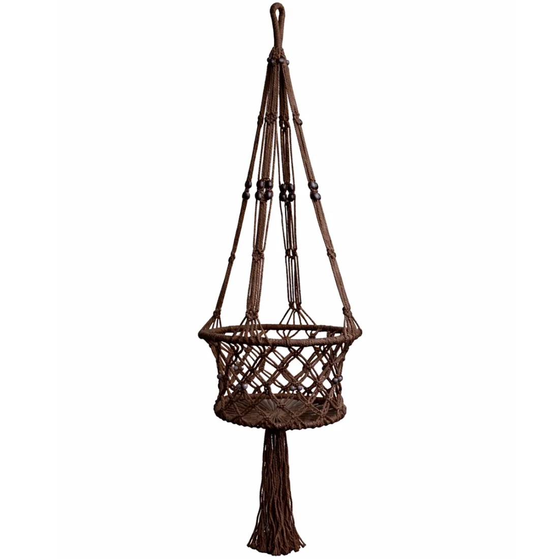 Macramé Plant Hanger Brown