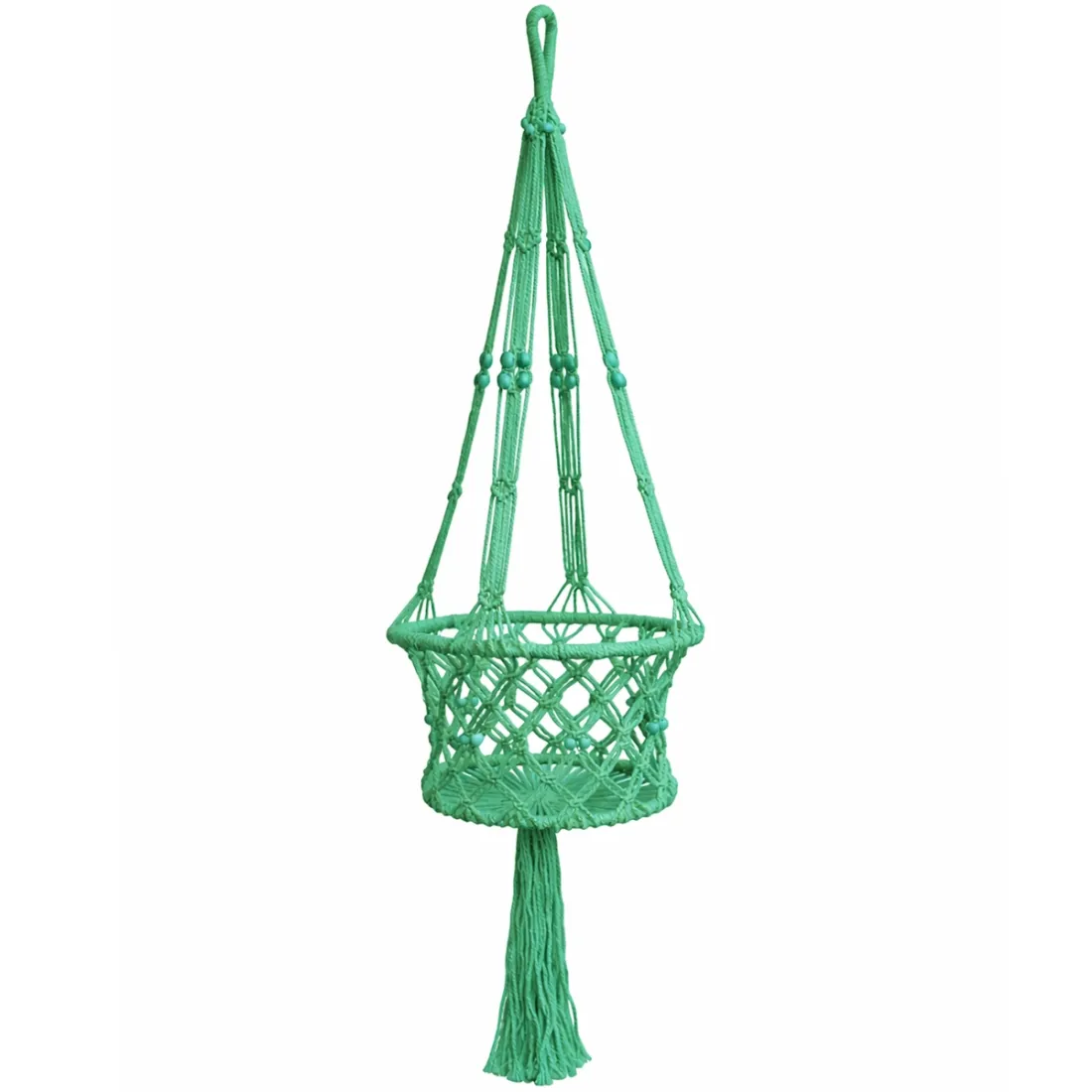 Macramé Plant Hanger Green
