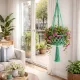 Macramé Plant Hanger Green