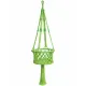 Macramé Plant Hanger Lime Green