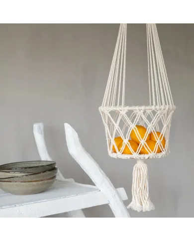 Macramé Plant Hanger Orange