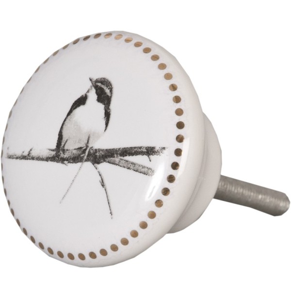 Furniture Knob with Bird