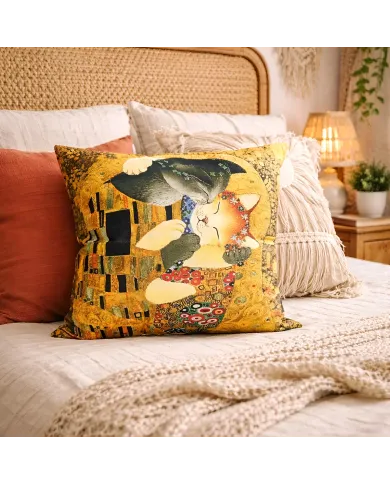 Katten Kussenhoes Klimt Katten Kus