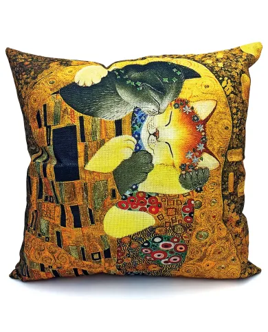 Katten Kussenhoes Klimt Katten Kus