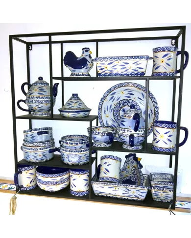 Charger Plate in Old World Blue - a beautifully laid table