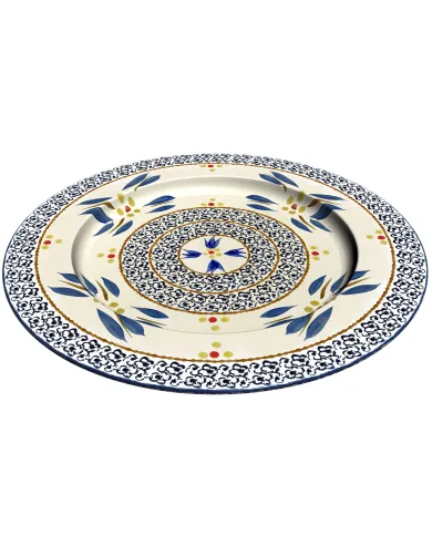 Charger Plate in Old World Blue - a beautifully laid table