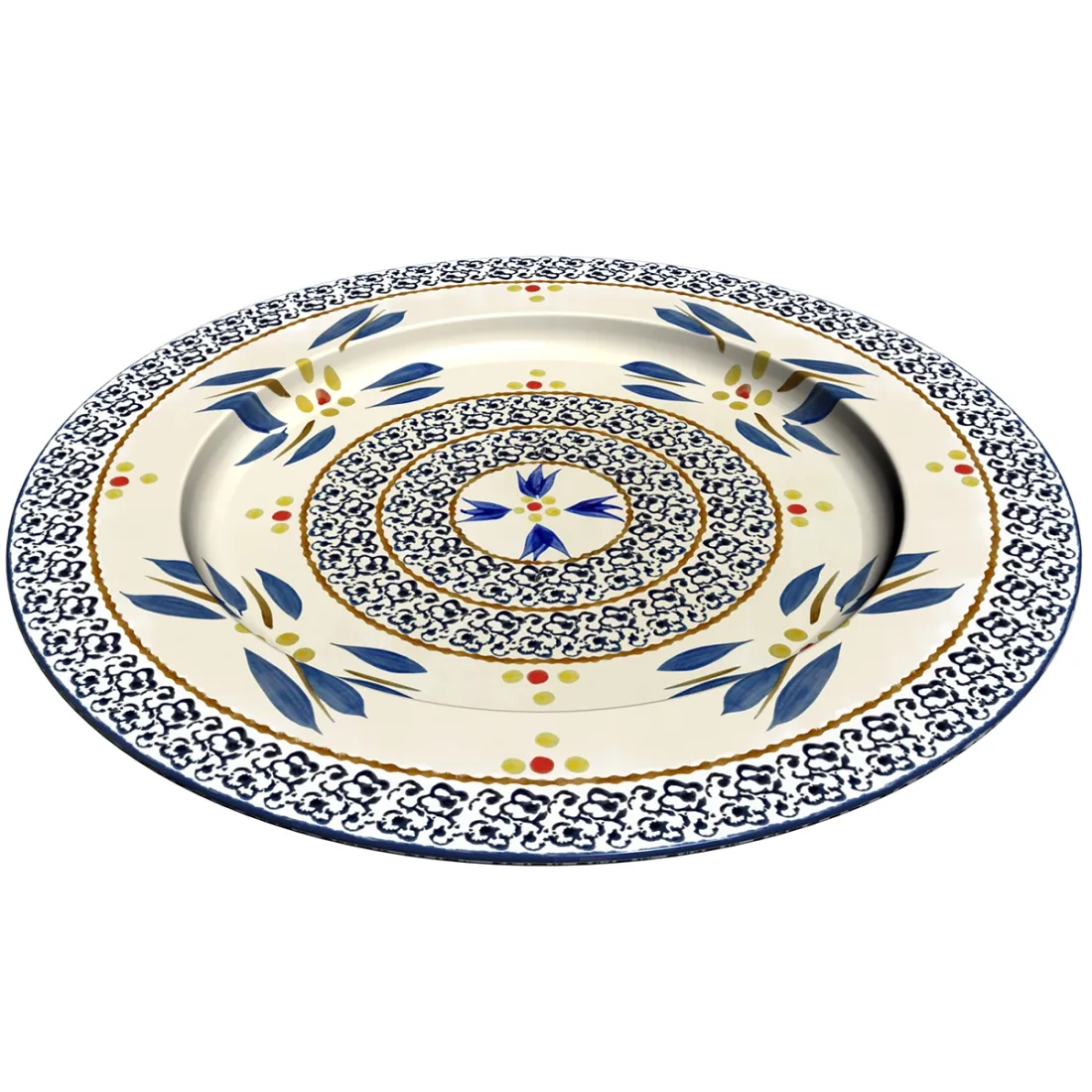 Onderbord in Old World Blue - voor een mooi opgemaakte tafel