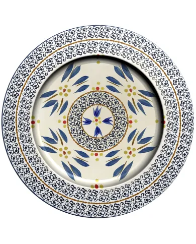 Charger Plate in Old World Blue