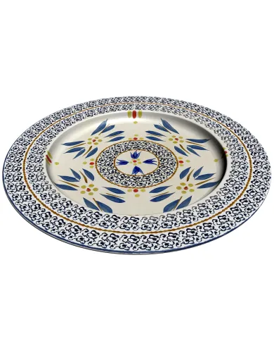 Charger Plate in Old World Blue