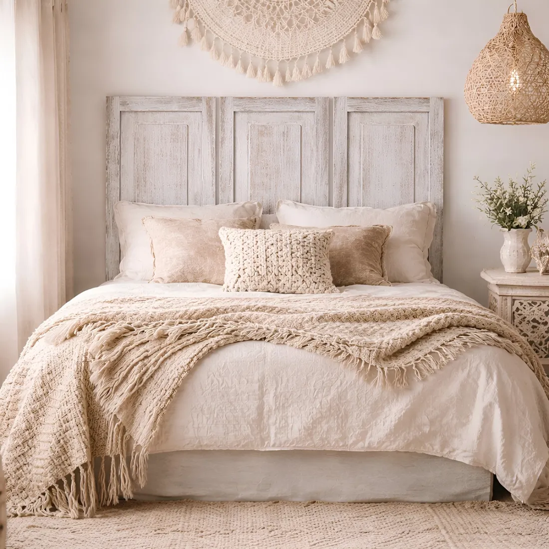 Wooden Panel Shutter - Greywash