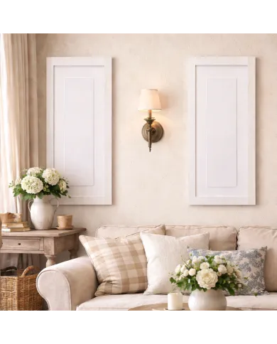 Shutter Wit Paneel - een rustieke en verweerde look in huis