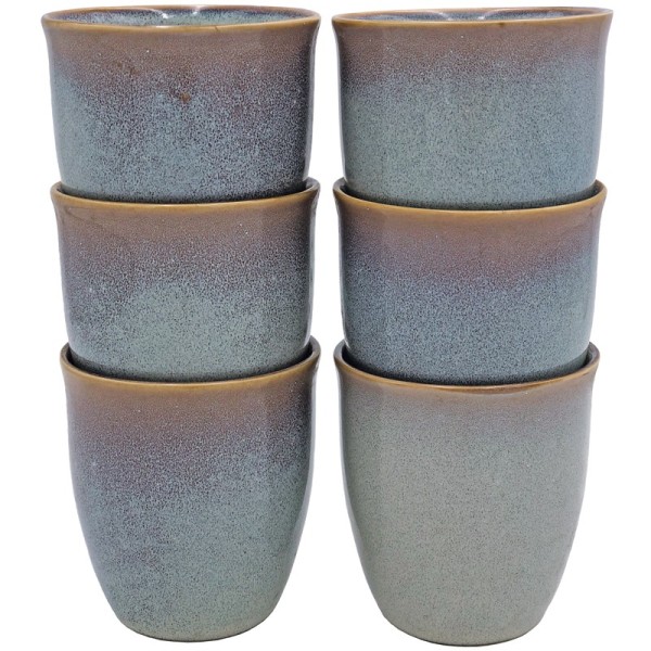 Boho Cup Set Reactive Glaze