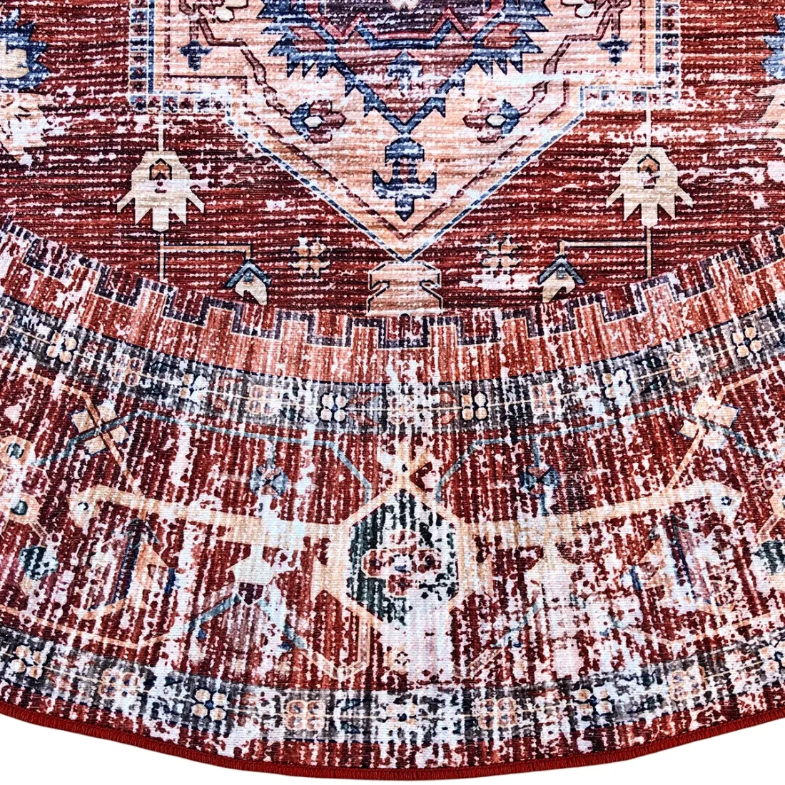 Rond Vloerkleed Vintage - voegt aan iedere ruimte charme toe