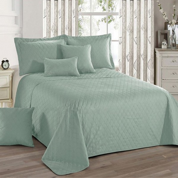 Omkeerbare Bedsprei Moss Green