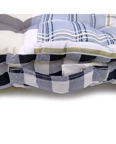 Blue Loft Box Cushion - cosy and decorative