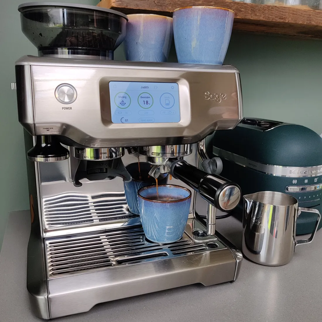 Boho Cappuccino Set Mauve - unique & rustic