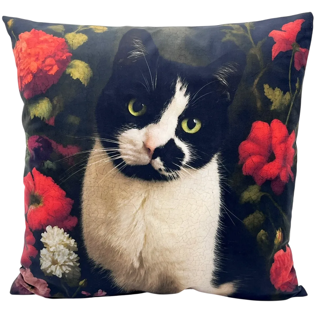 Cat Cushion Cover Midnight Whiskers