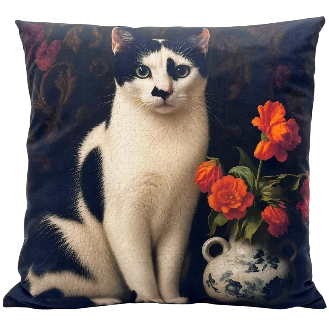Cat Cushion Cover Purrfect Bloom