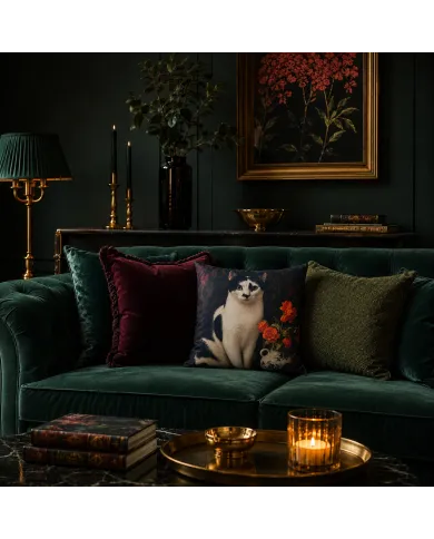 Katten Kussenhoes Purrfect Bloom