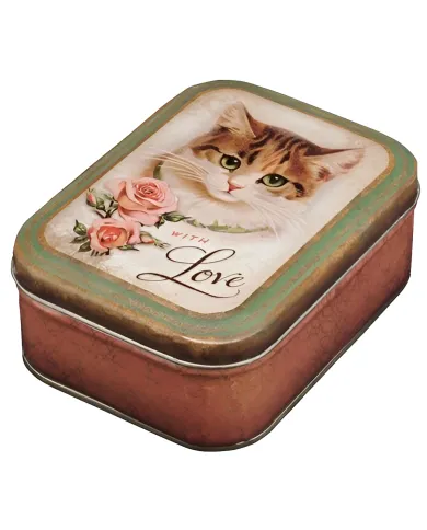 Nostalgia Cat Tin Box